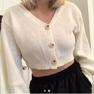 Cropped cardigan